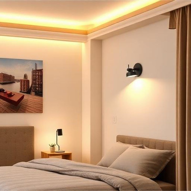 Magnetic 360-Degree Swivel Wall Sconces - In use